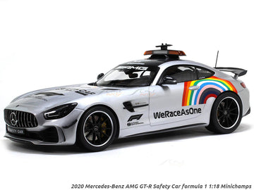 2020 Mercedes-Benz AMG GT-R Safety Car formula 1 1:18 diecast scale model - Big Size
