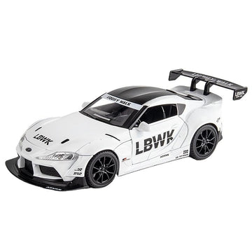 Toyota Supra GR LBWK 1:18 diecast scale model car collectible - Big Size
