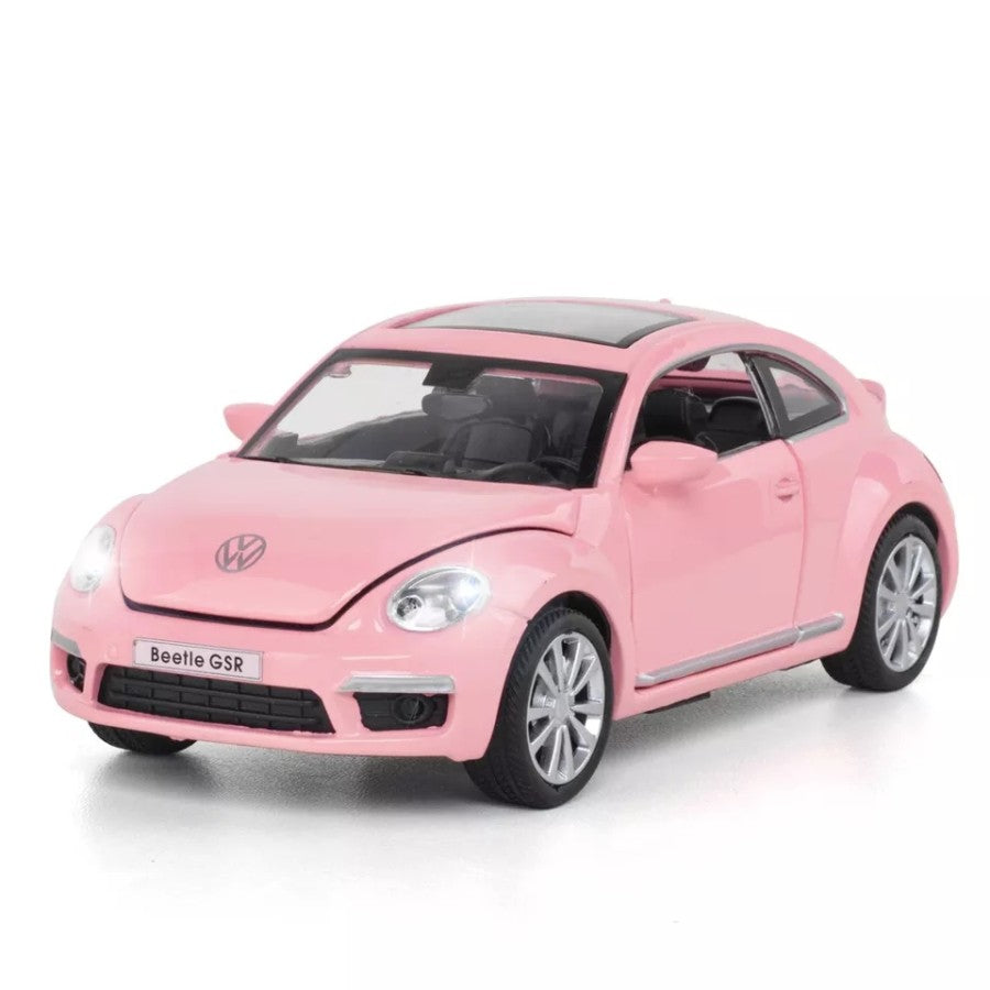 Volkswagen Beetle Diecast Car with Openable Doors | 1:24 Scale Model