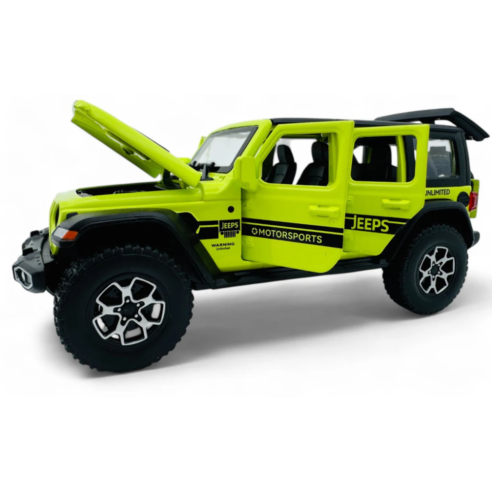 Jeep Wrangler diecast  Model Car – 1:24 Alloy Toy