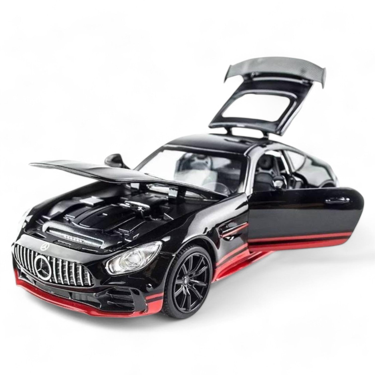 Die Cast Mercedes BENZ AMG GTR Pull Back Toy Car - Scale 1:24