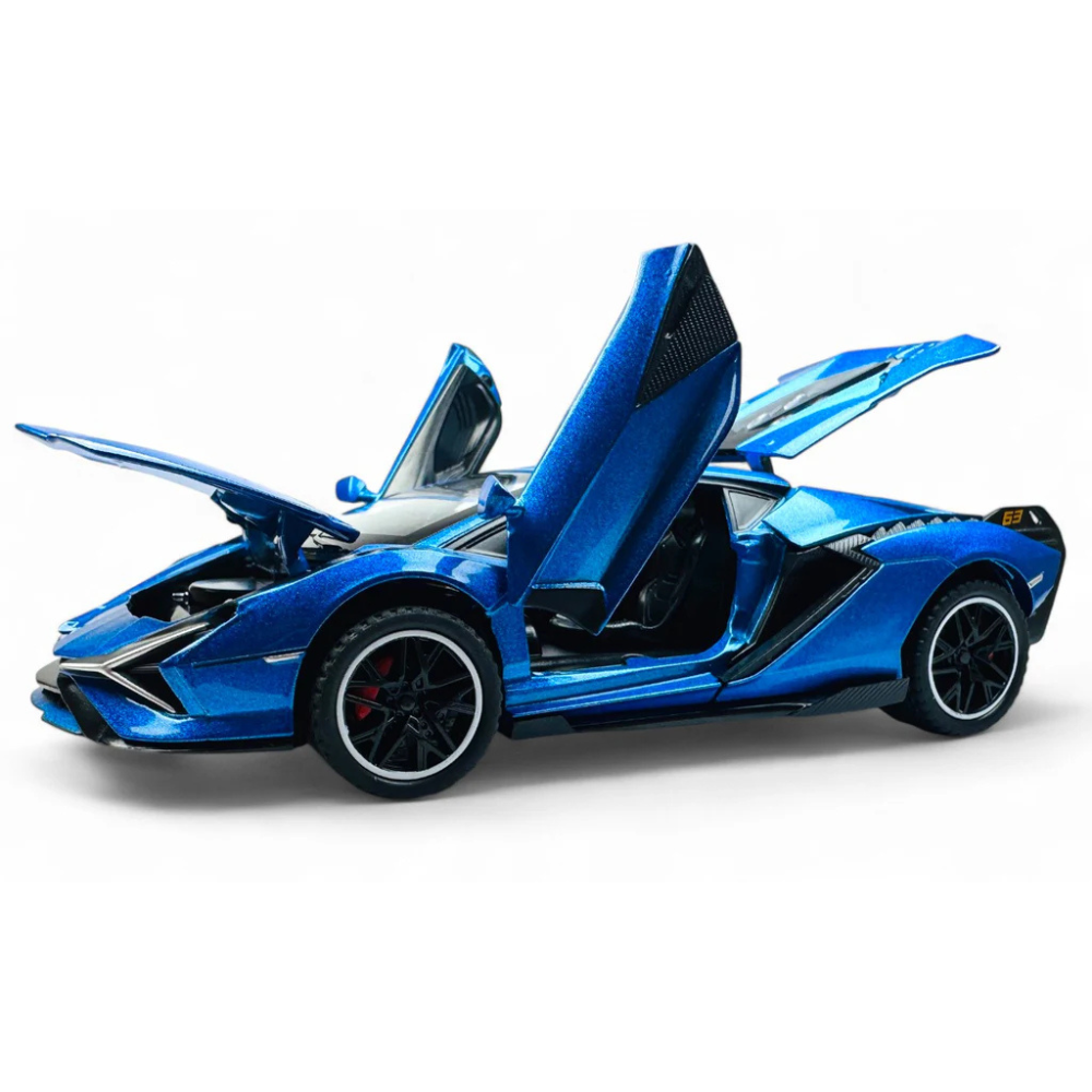 Lamborghini Sian 63 Metal Model Diecast Car - Scale 1:24