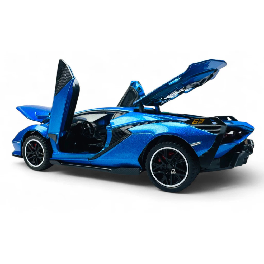 Lamborghini Sian 63 Metal Model Diecast Car - Scale 1:24