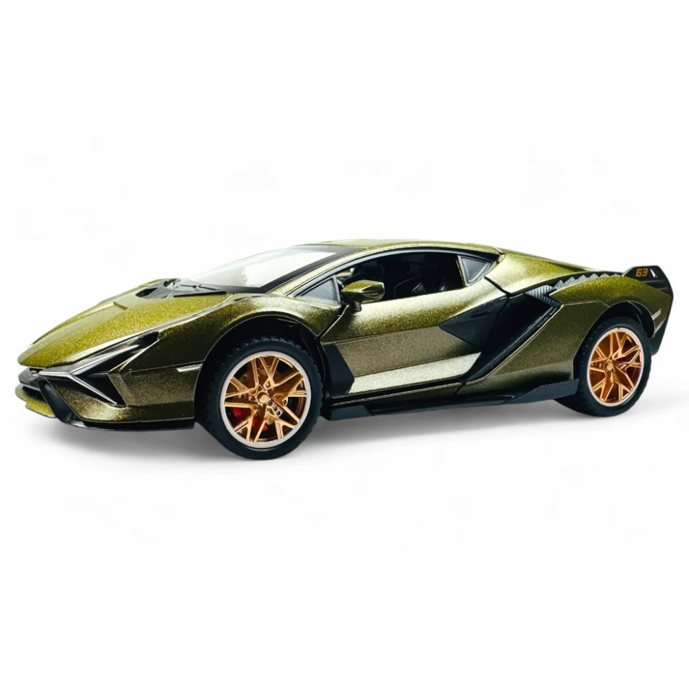 Lamborghini Sian 63 Metal Model Diecast Car - Scale 1:24