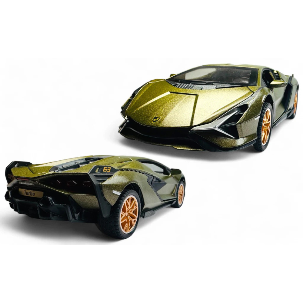 Lamborghini Sian 63 Metal Model Diecast Car - Scale 1:24