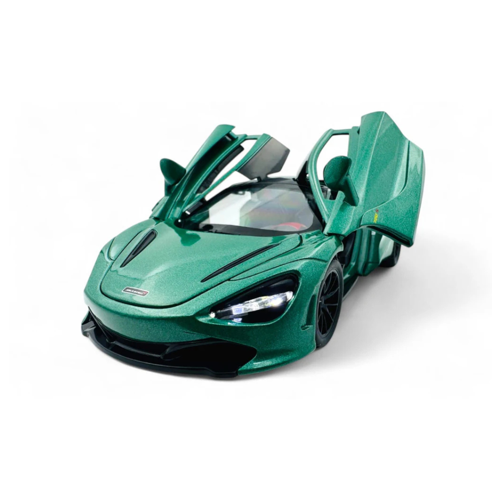 Diecast  McLaren 720s Pull Back Car with Light & Sound | 1:24 Scale Model