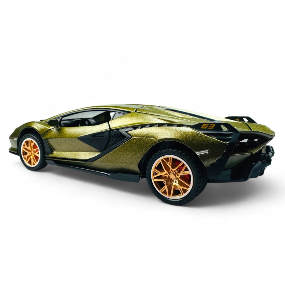 Lamborghini Sian 63 Metal Model Diecast Car - Scale 1:24