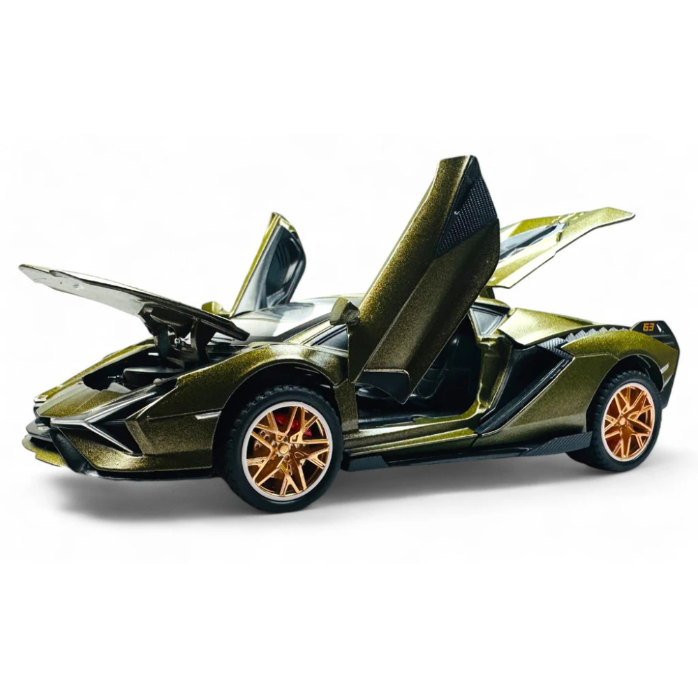 Lamborghini Sian 63 Metal Model Diecast Car - Scale 1:24