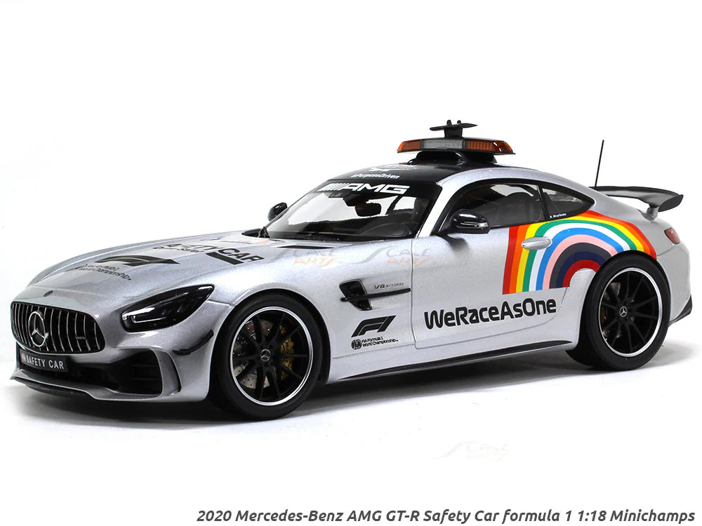 2020 Mercedes-Benz AMG GT-R Safety Car formula 1 1:18 diecast scale model - Big Size