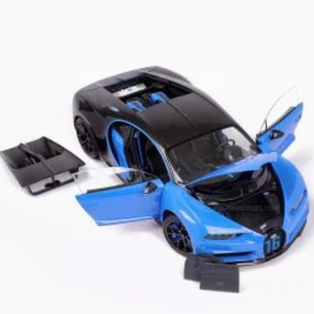 Bugatti Chiron Sport Scale 1:24 Die Cast Car – Red/Black/Blue