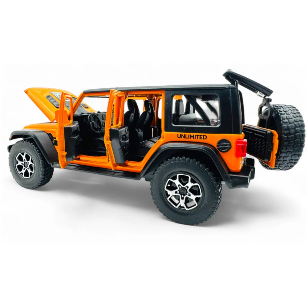 Jeep Wrangler diecast  Model Car – 1:24 Alloy Toy