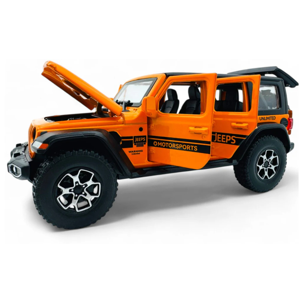 Jeep Wrangler diecast  Model Car – 1:24 Alloy Toy