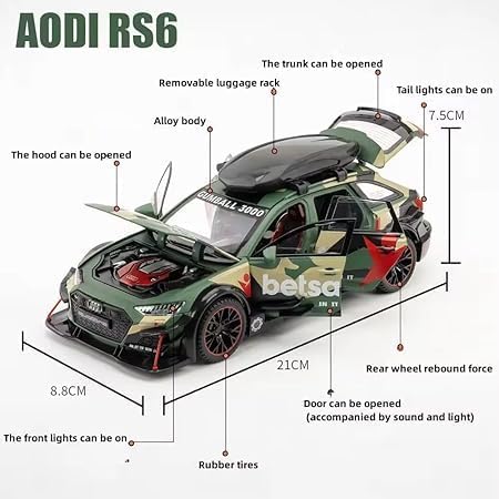 Audi RS6 C7 DTM GT Spirit 1:18 scale model car - Big Size
