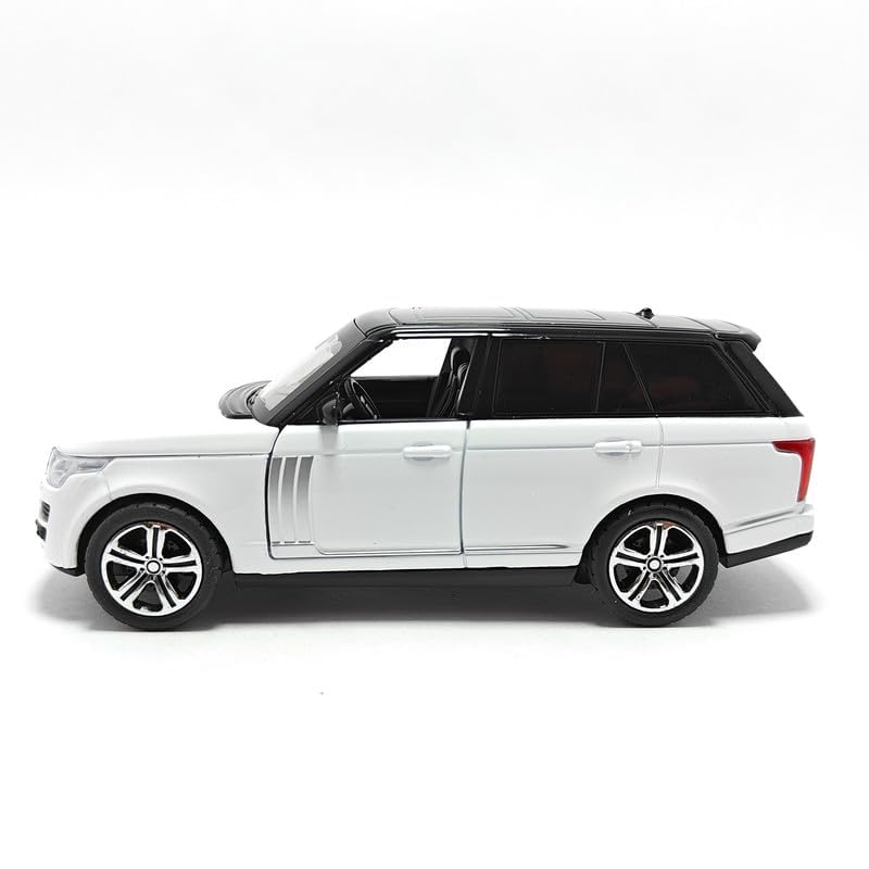 Range Rover SUV Diecast Car - Pull Back, Openable Doors & Lights - 1:24
