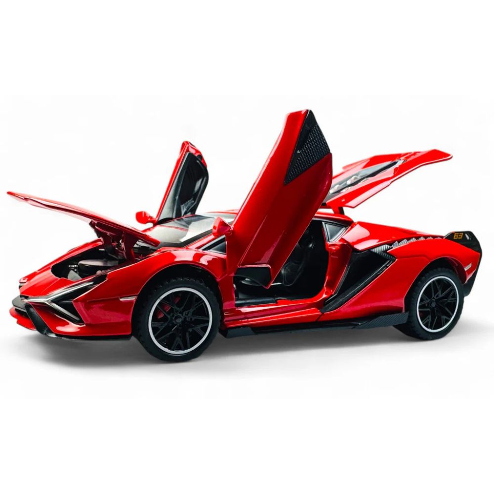 Lamborghini Sian 63 Metal Model Diecast Car - Scale 1:24