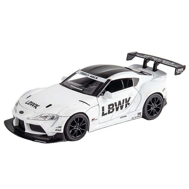 Toyota Supra GR LBWK 1:18 diecast scale model car collectible - Big Size