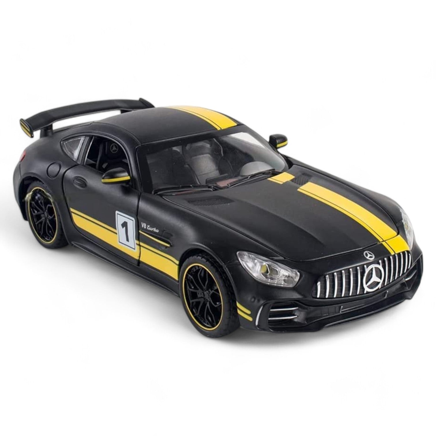 Die Cast Mercedes BENZ AMG GTR Pull Back Toy Car - Scale 1:24
