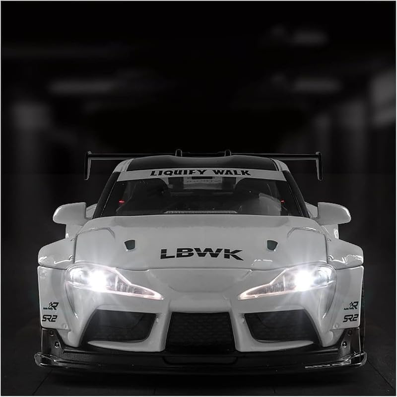Toyota Supra GR LBWK 1:18 diecast scale model car collectible - Big Size