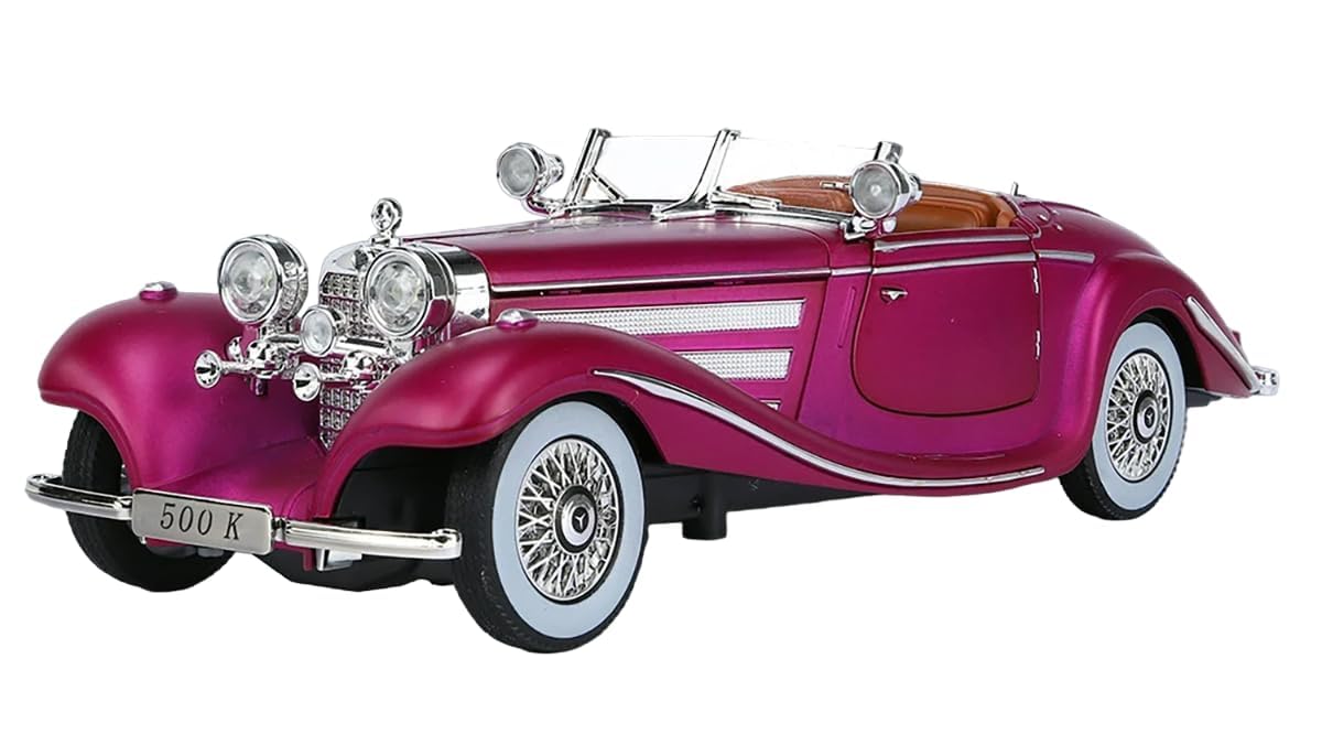 1936 Mercedes-Benz 500K 1:18 roadster  diecast scale model car - Big Size