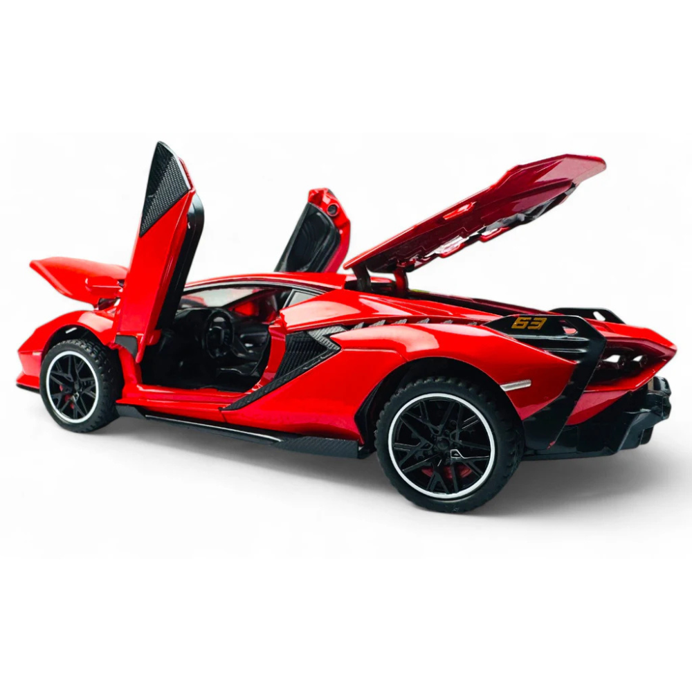 Lamborghini Sian 63 Metal Model Diecast Car - Scale 1:24