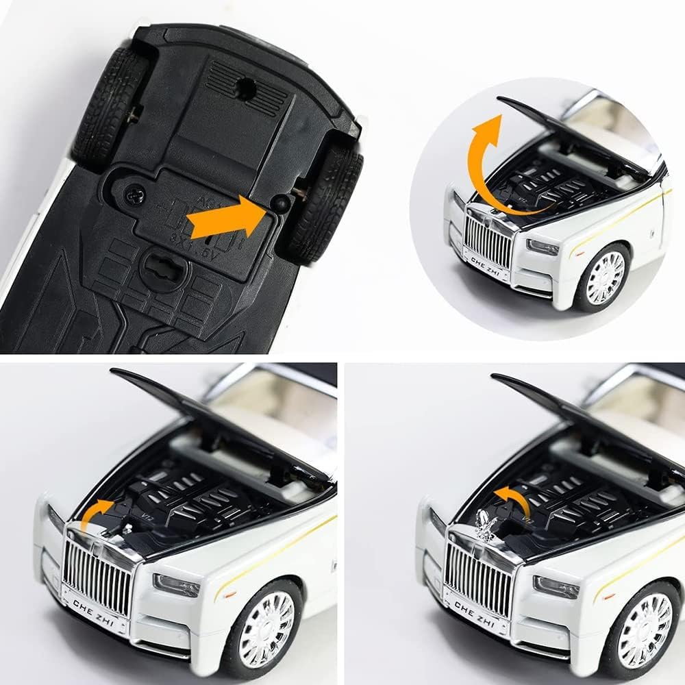Rolls Royce Phantom VIII 1:18 diecast scale model car - Big Size