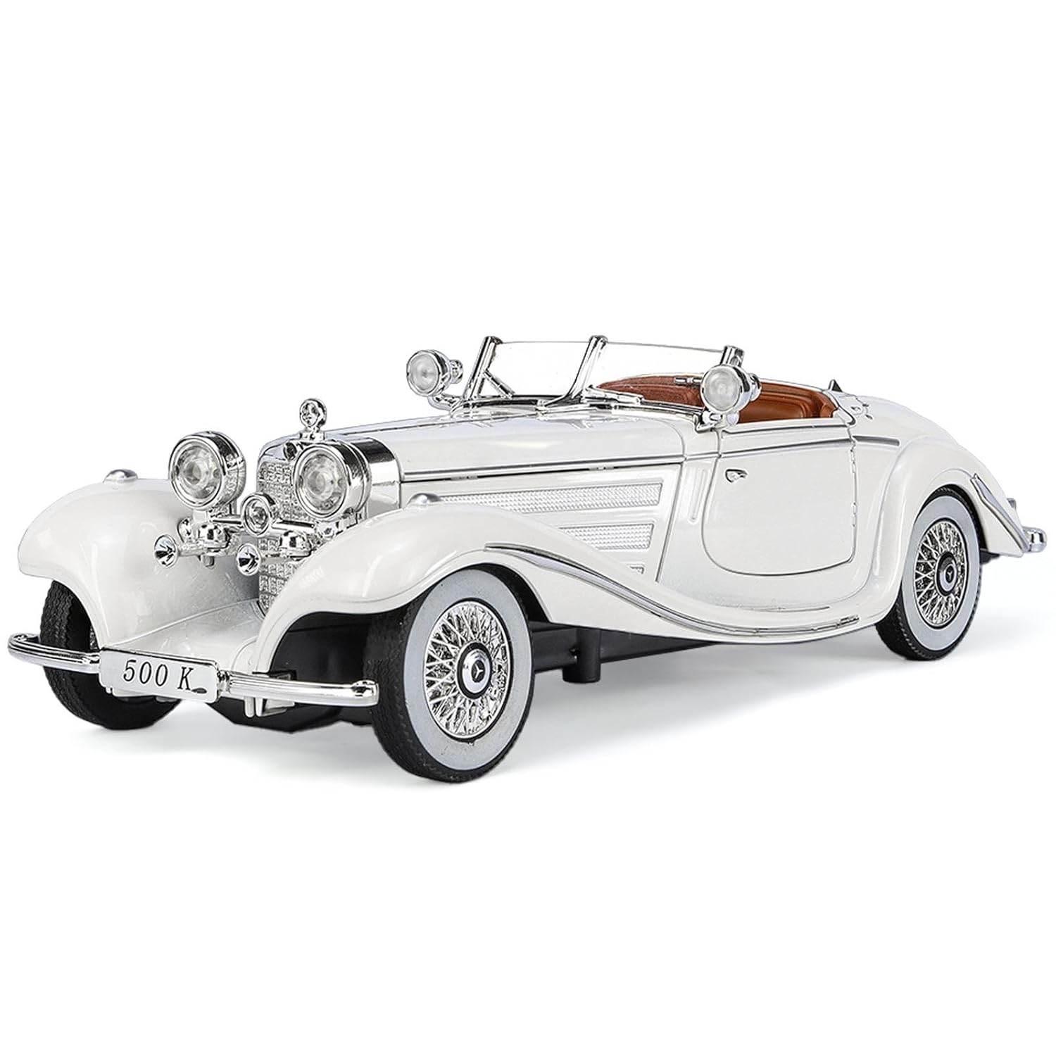 1936 Mercedes-Benz 500K 1:18 roadster  diecast scale model car - Big Size
