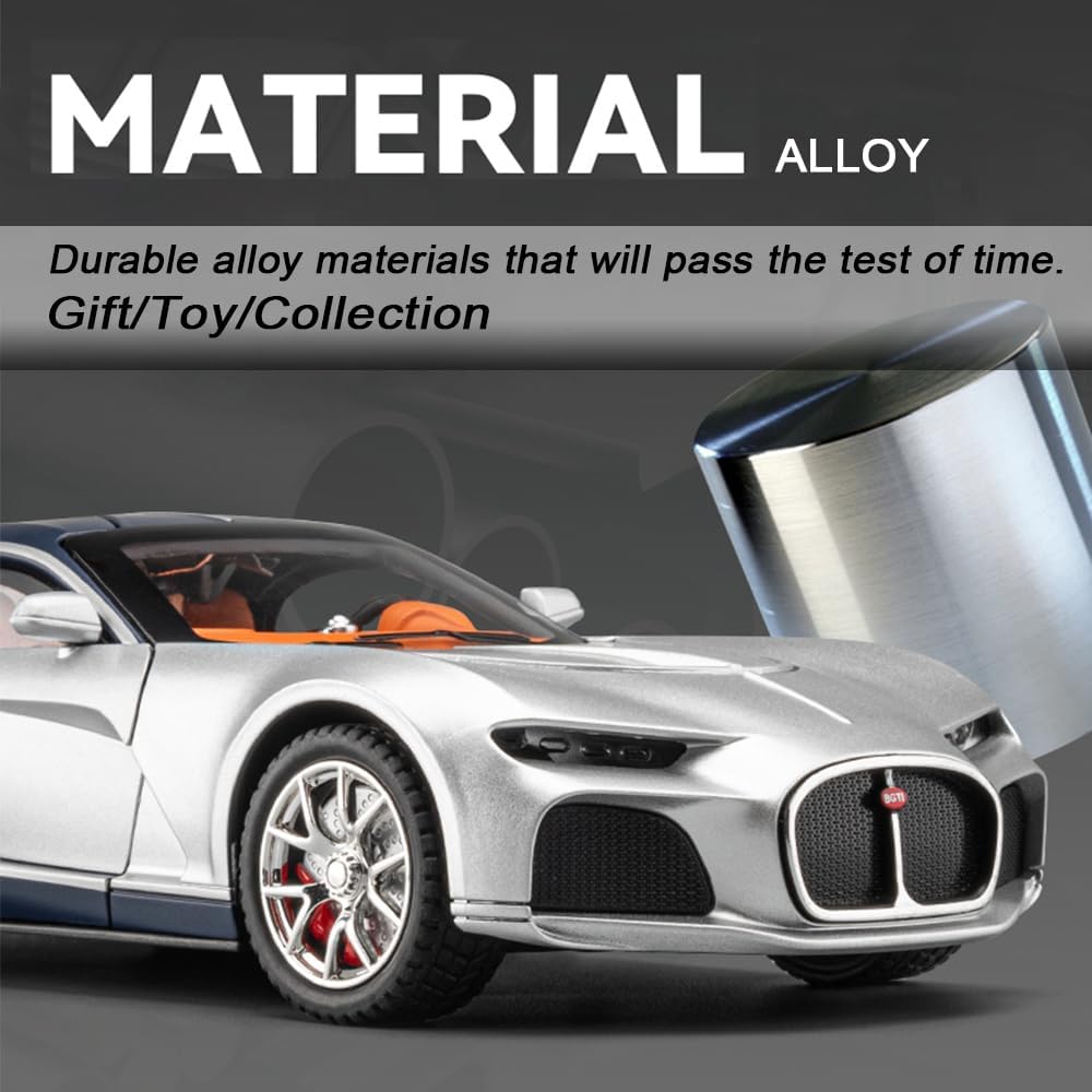Bugatti Atlantic 1:18 diecast scale model car - Big Size