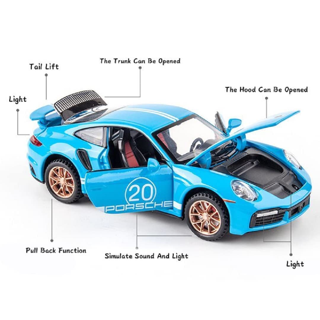 Porsche 911 Turbo S Model Metal Diecast Scale 1:24