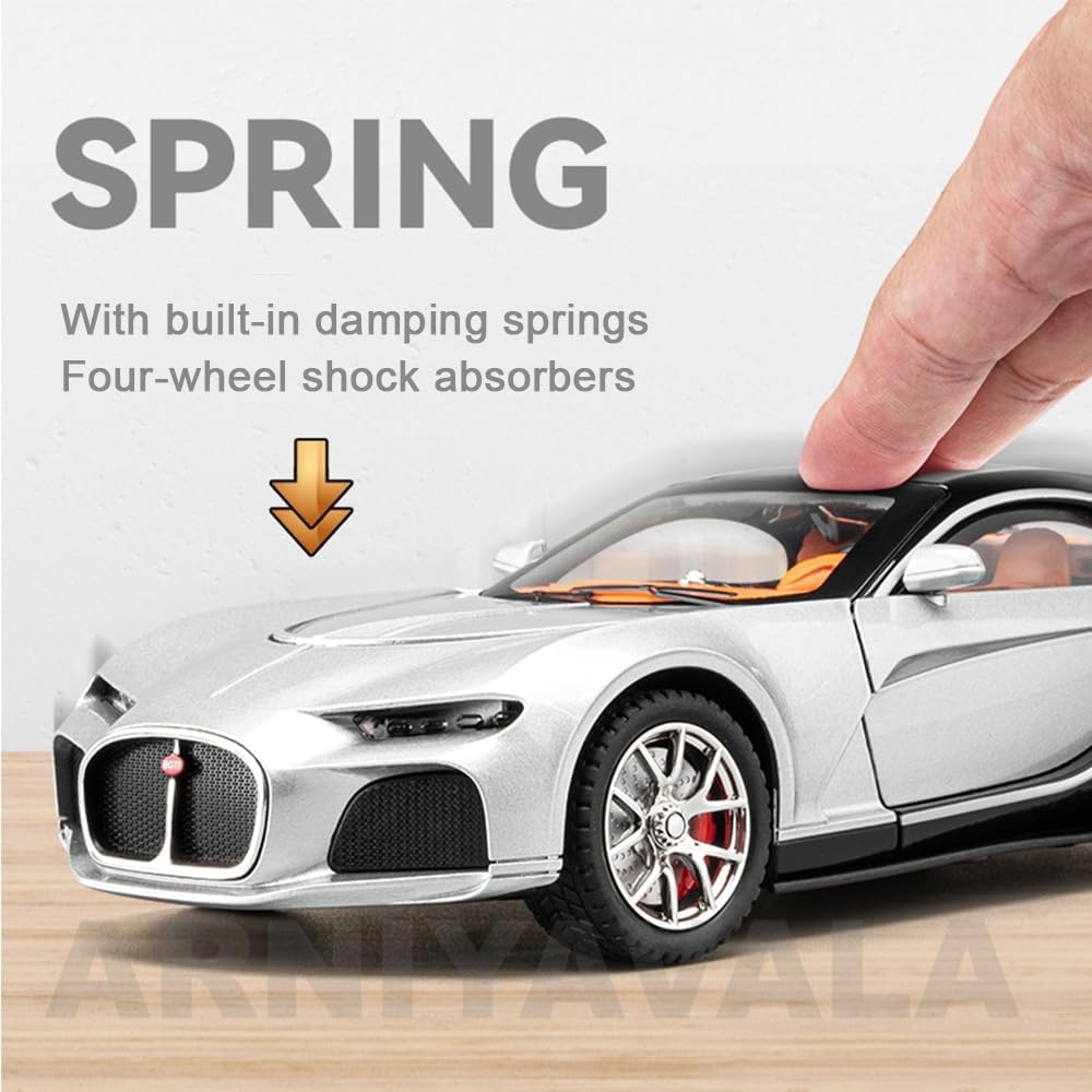 Bugatti Atlantic 1:18 diecast scale model car - Big Size