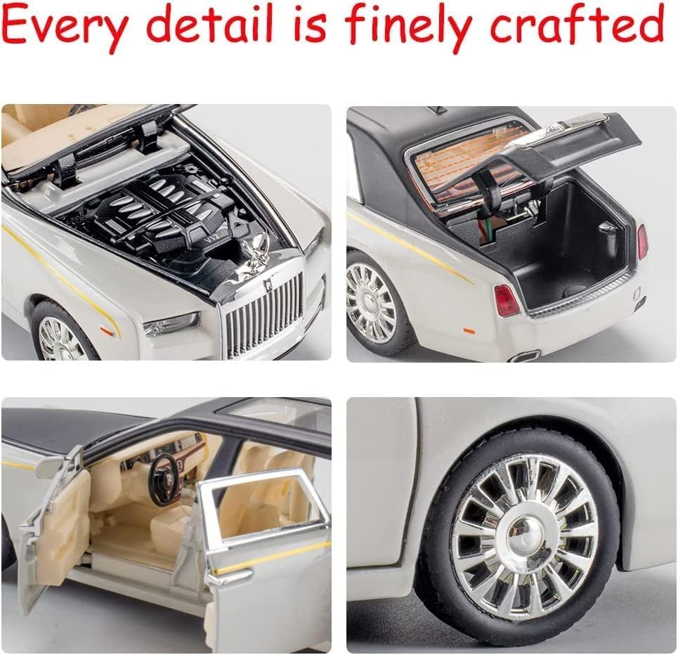 Rolls Royce Phantom VIII 1:18 diecast scale model car - Big Size
