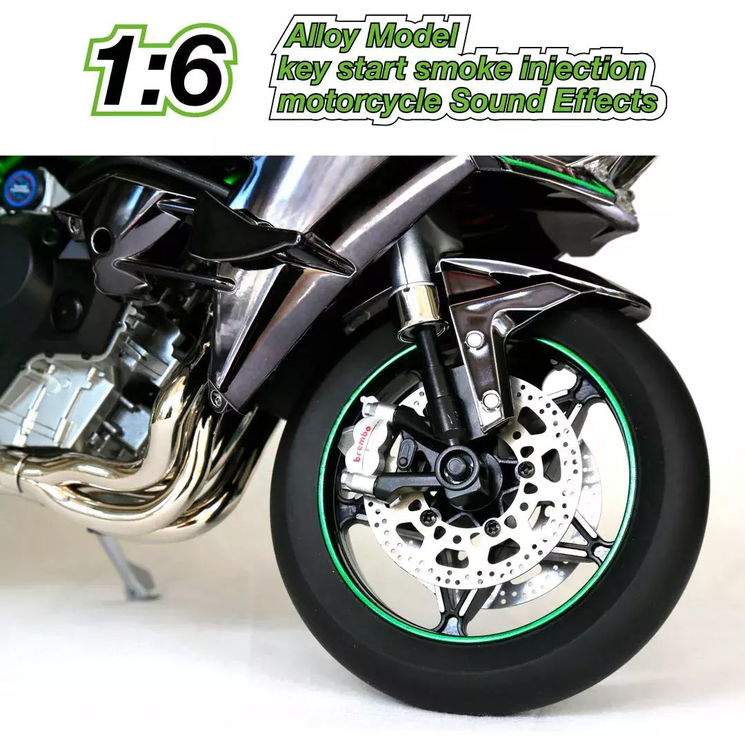 ToyWala Metal Ninja H2R 1:6 Scale Diecast Model – Detailed Motorcycle Replica