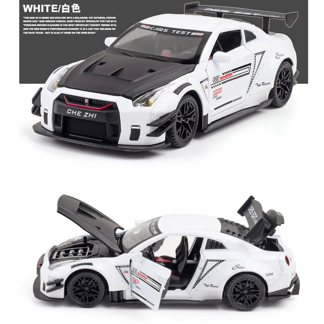 Nissan GTR-R R35 1:18 diecast scale model | Assorted Colors