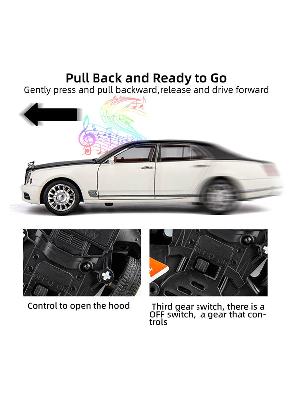 Bentley Mulsanne 1:18 diecast Scale Model Car - Big Size