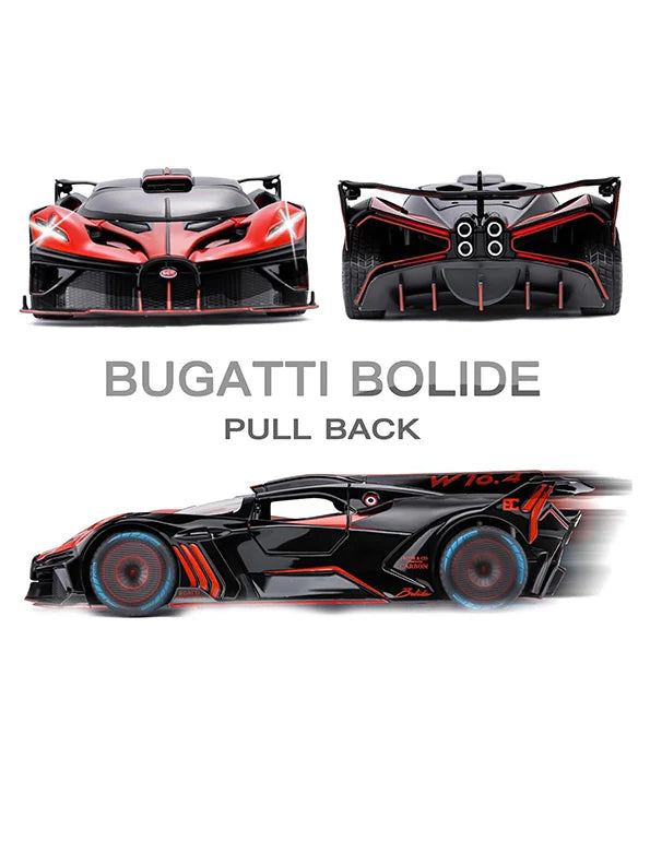 Bugatti Bolide 1:18 diecast scale model car collectible car - Big Size