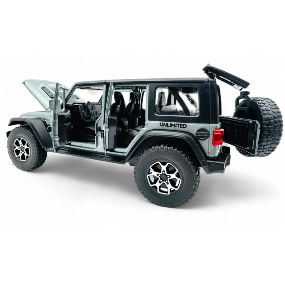 Jeep Wrangler diecast  Model Car – 1:24 Alloy Toy
