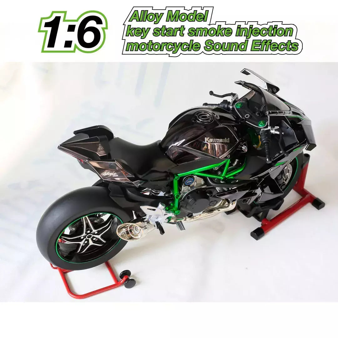ToyWala Metal Ninja H2R 1:6 Scale Diecast Model – Detailed Motorcycle Replica