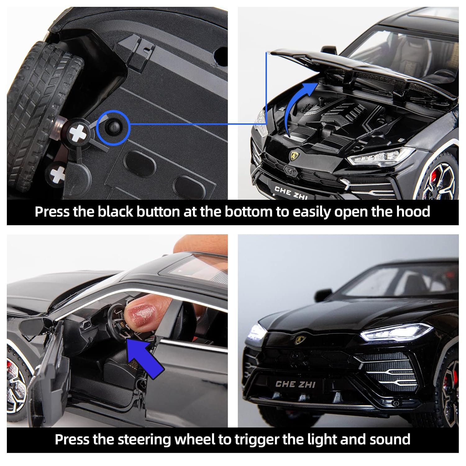 Lamborghini Urus 1:18 diecast Scale Model car - Big Size