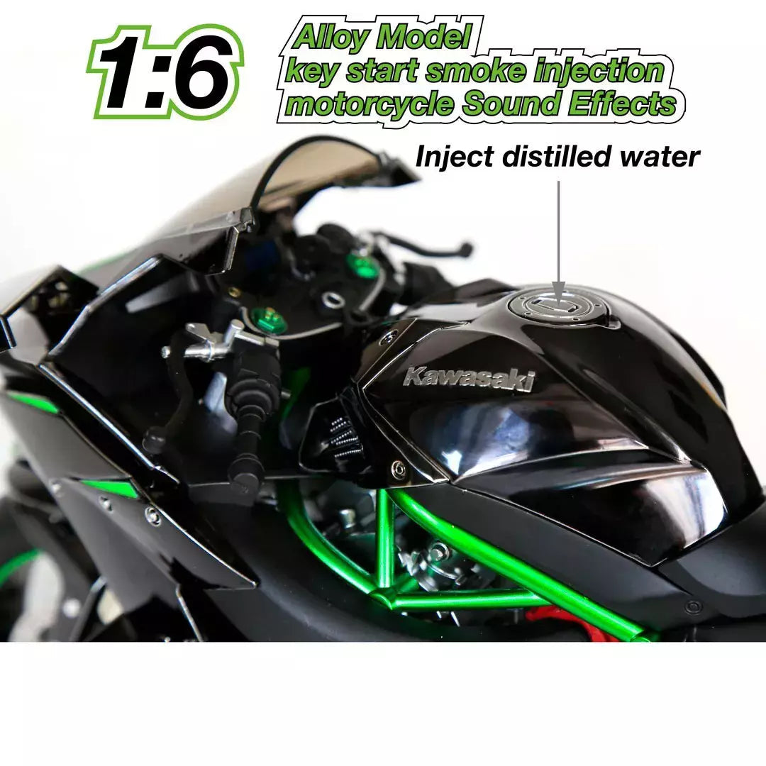 ToyWala Metal Ninja H2R 1:6 Scale Diecast Model – Detailed Motorcycle Replica