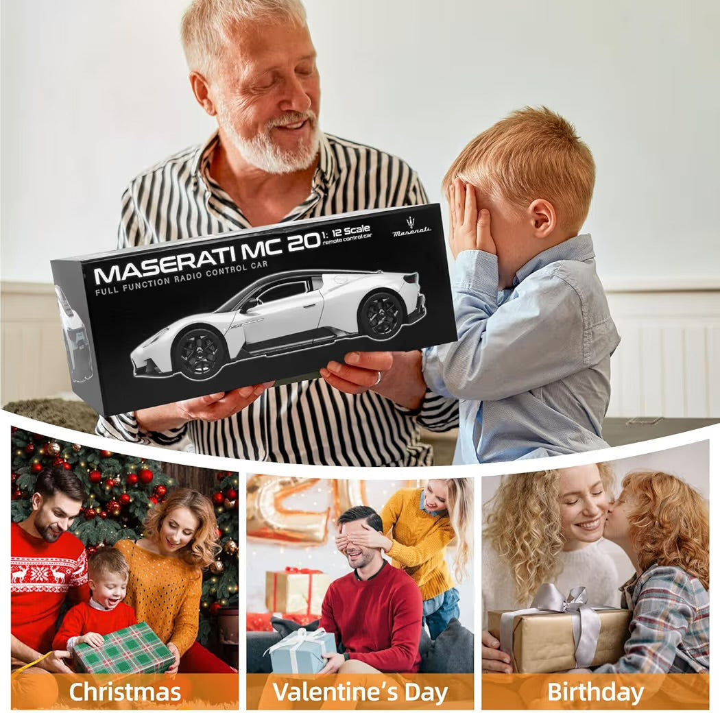 Maserati Remote Control Car, Openable Door 1:12 Scale Rc Toy Car