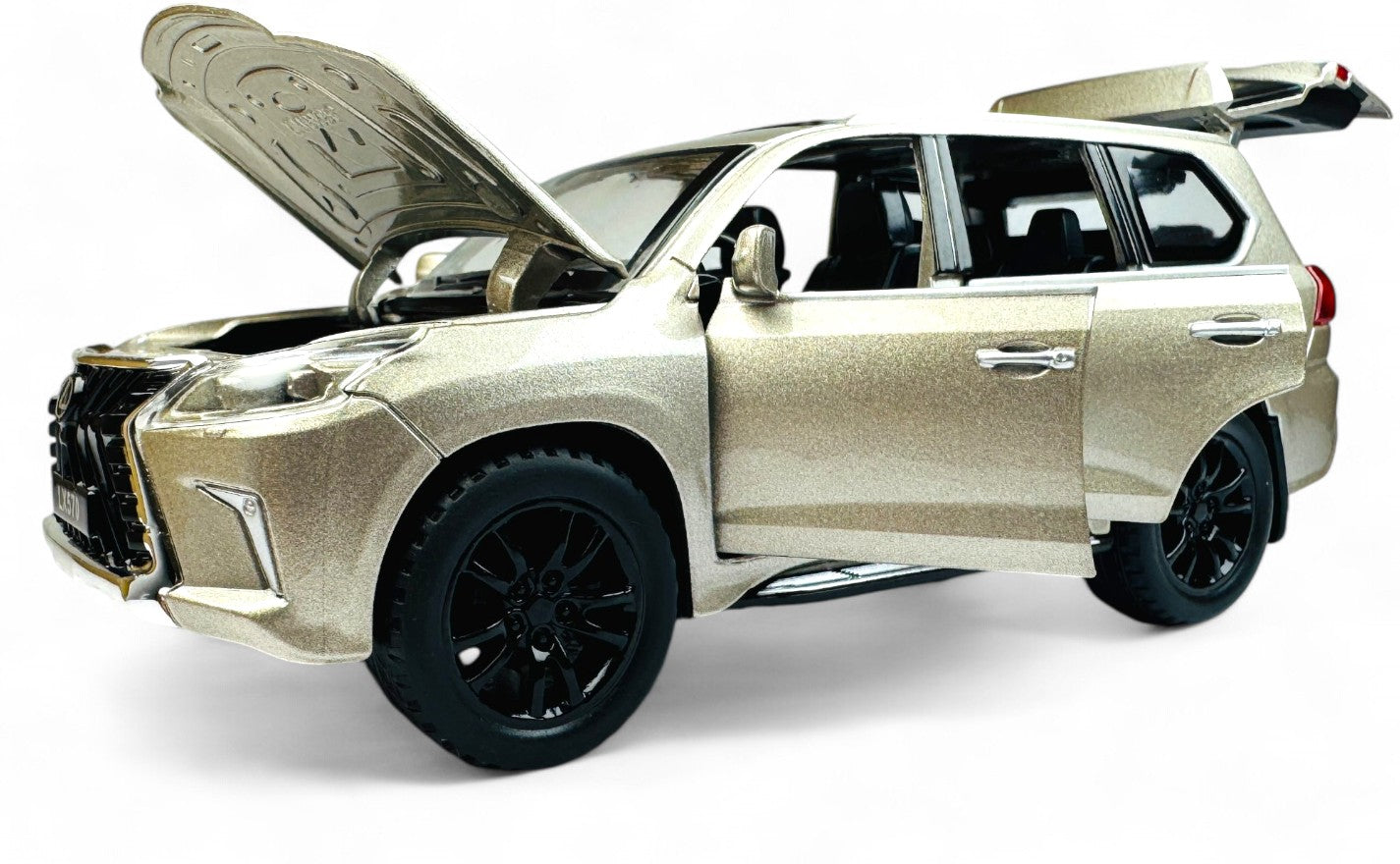 Diecast LX570 Car Metal Car Metal Die Cast Modelr 1:24