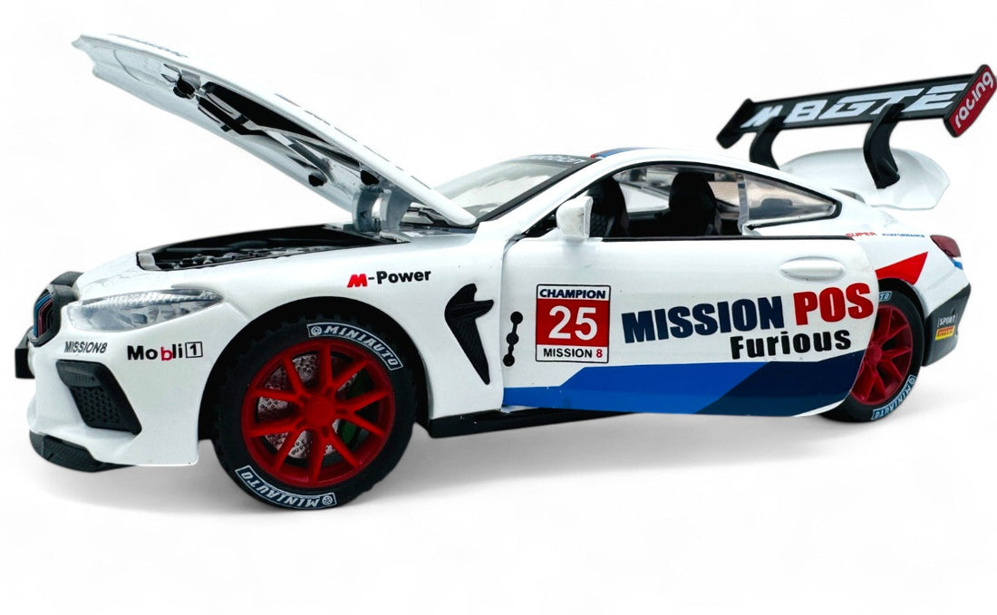 Bmw M8 GTE diecast scale model 1:24