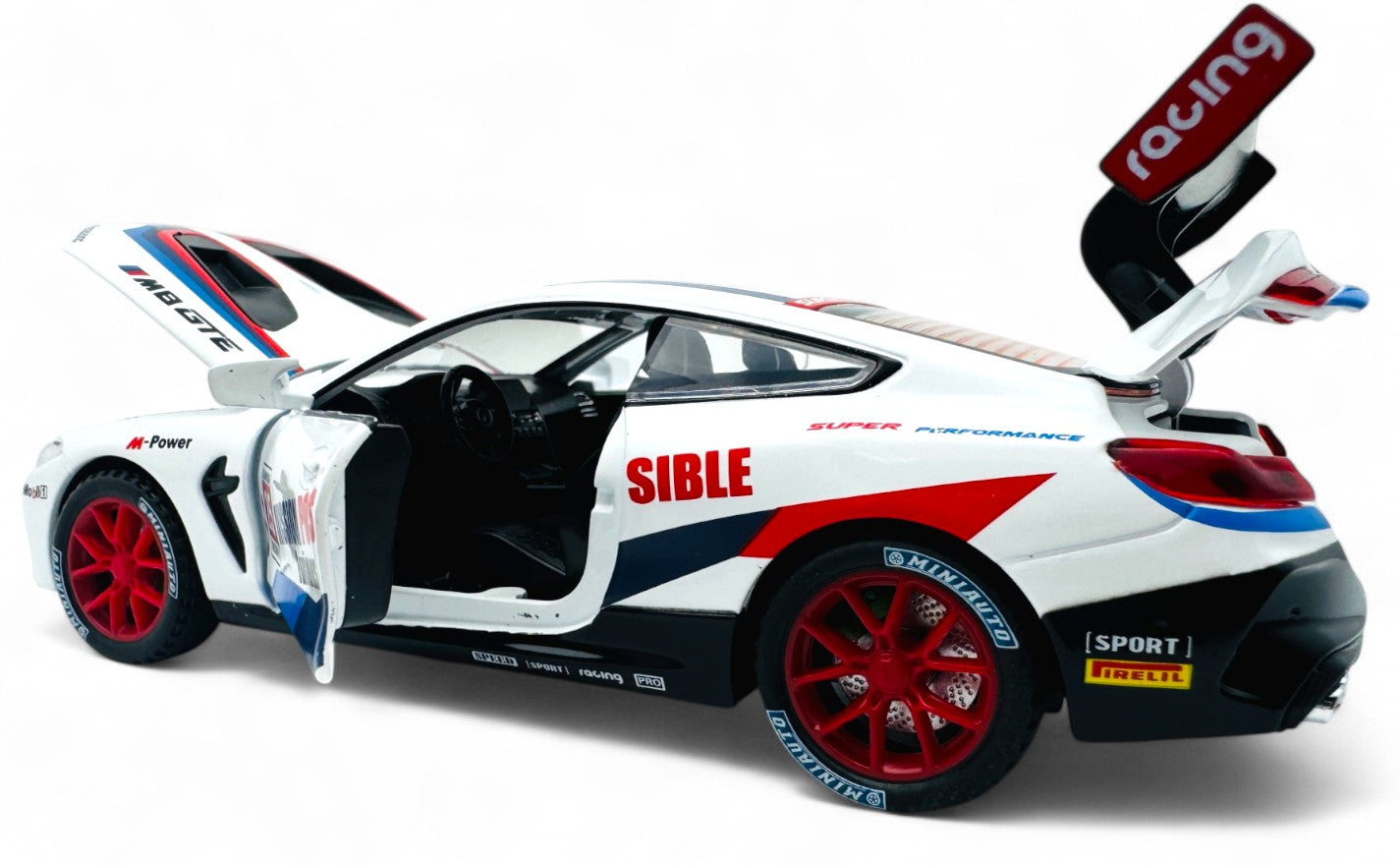 Bmw M8 GTE diecast scale model 1:24