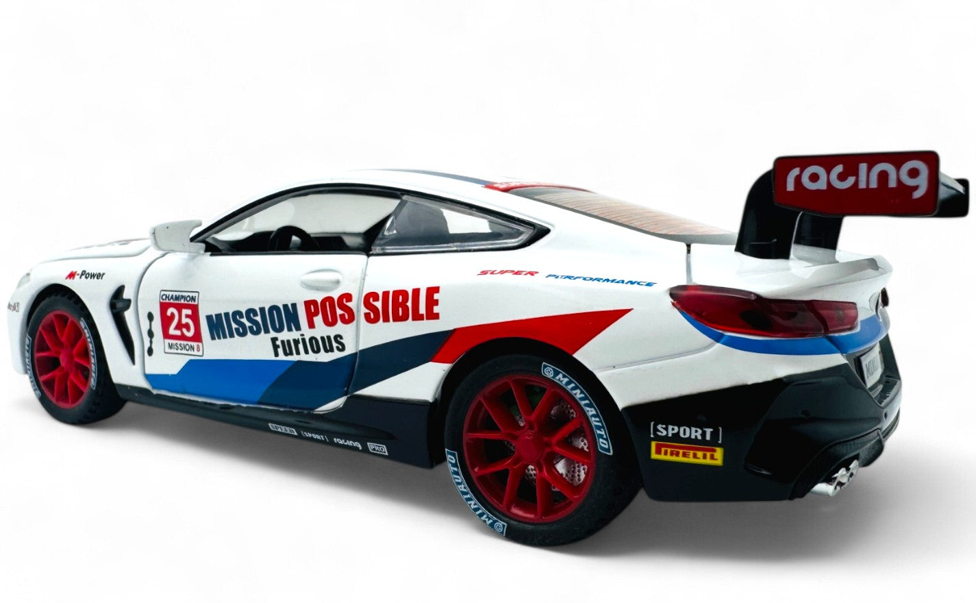 Bmw M8 GTE diecast scale model 1:24