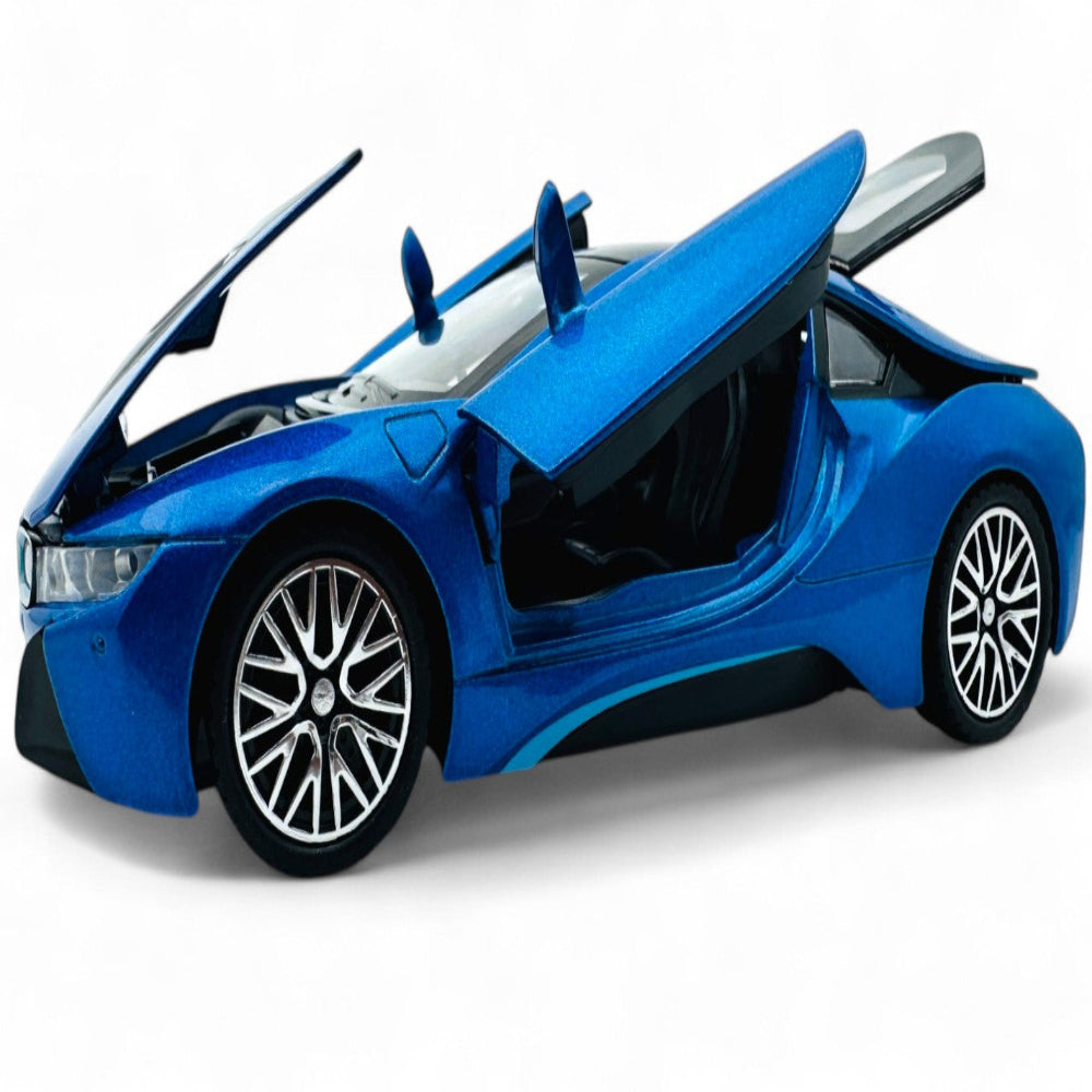 Big Size Compatible For BMW i8 1:24 Diecast Metal