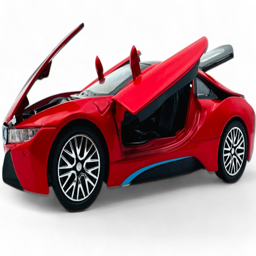 Big Size Compatible For BMW i8 1:24 Diecast Metal