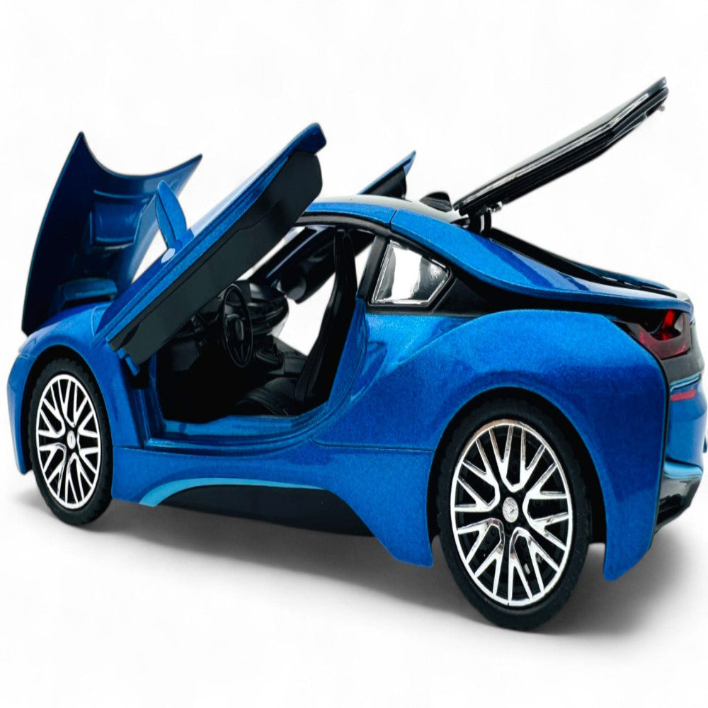 Big Size Compatible For BMW i8 1:24 Diecast Metal