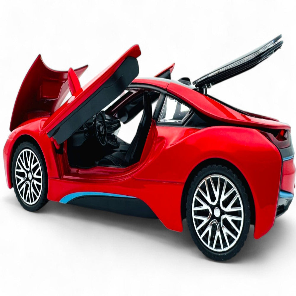 Big Size Compatible For BMW i8 1:24 Diecast Metal