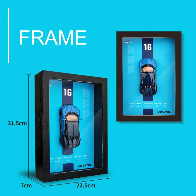 3D Car Frame – Unique Car Decor