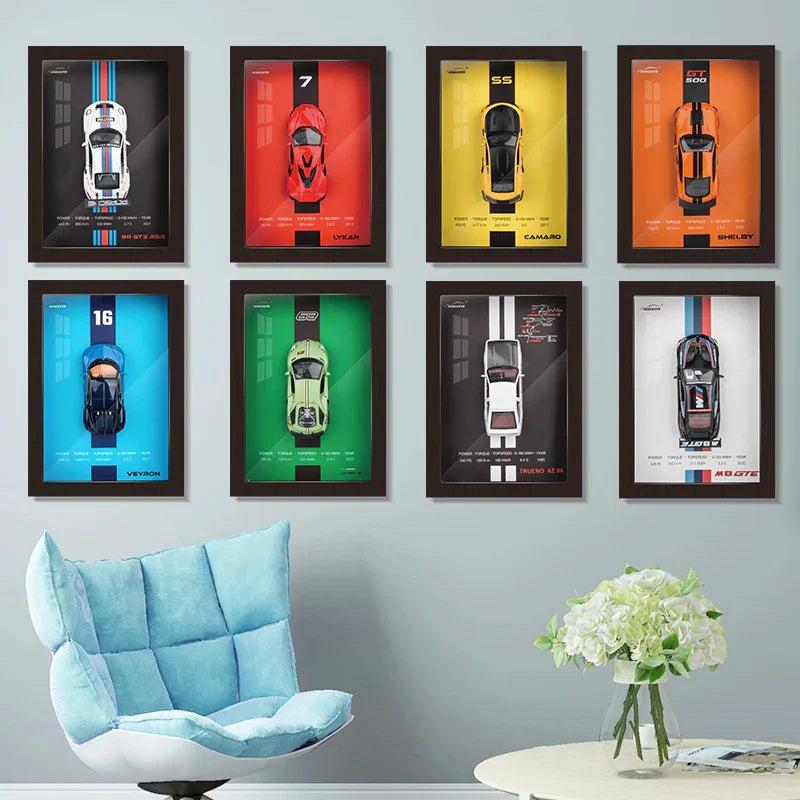 3D Car Frame – Unique Car Decor