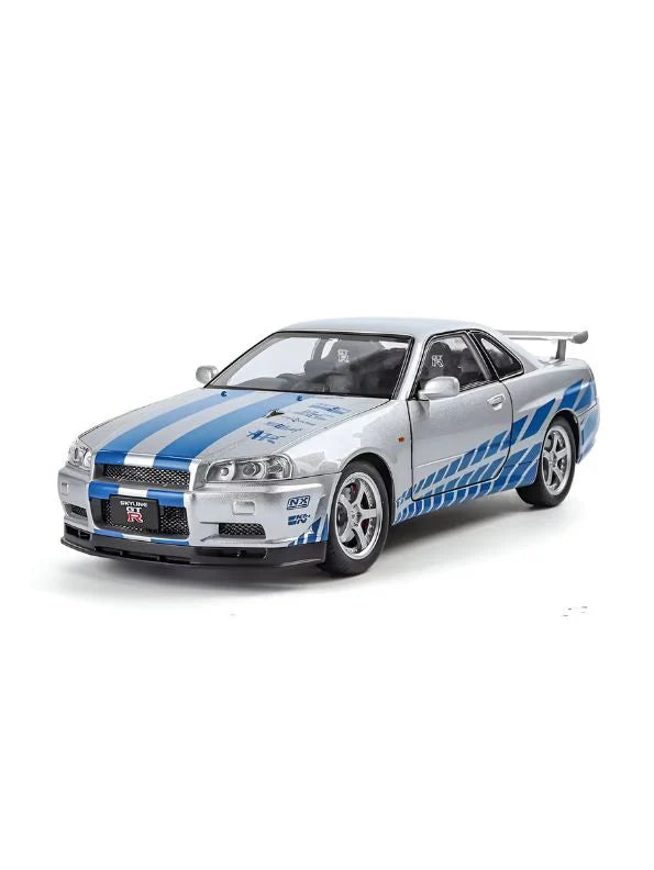 Nissan Skyline R34 GT-R diecast scale model 1:24